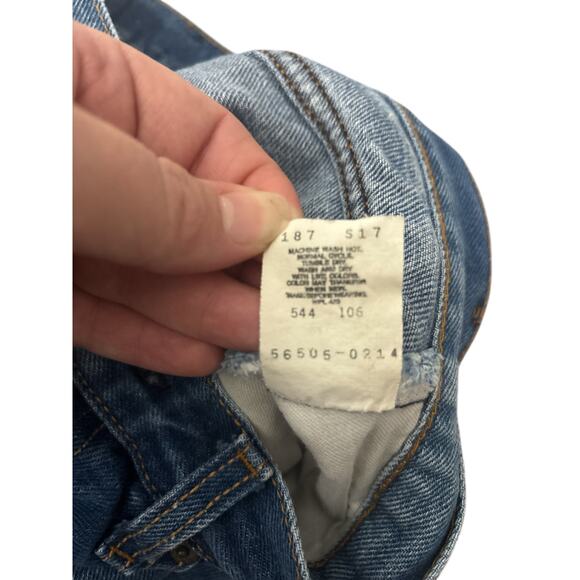 Vtg 90s Levi's 505 Made in USA High Rise Relaxed
Tapered Denim Jeans - Picture 3 of 6